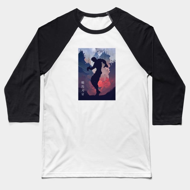 Baki Hanma - Minimalist Baseball T-Shirt by The Artz